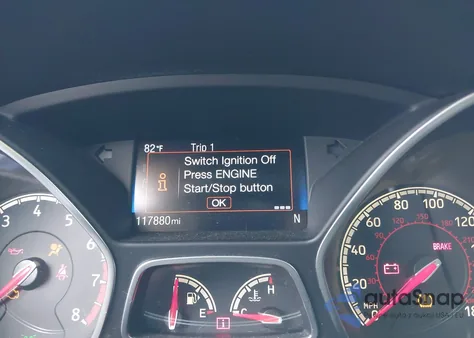 2016 Ford Focus St из США, поврежденный, VIN 1FADP3L93GL266328